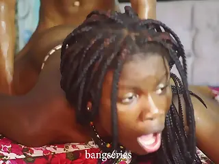 The obsessed babe can't quit his huge dick, returning for rounds that shake the foundations. Deep thrusts draw out moans that echo like thunder, each one more intense than the last. She clings through the storm, emerging with a glow that speaks of unbreakable craving.