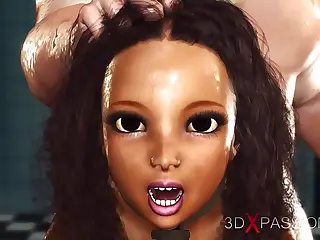 Ebony babe in restraints takes fucking machine, helplessness twisting into a vortex of mechanized pleasure. The steady hum of the device vibrates through, a constant sensory assault. Limits stretch in the relentless pace, blending agony and bliss in perfect harmony.