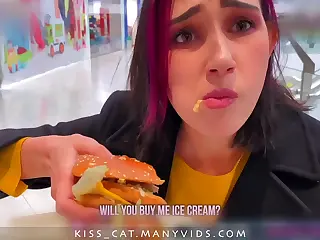 A daring public agent pickup leads to a wild blowjob in a mall fitting room, where eager touches ignite under fluorescent lights. The rough curtain fabric brushes against bare skin, adding to the thrill of hidden risks. Fast whispers mix with prolonged sighs, turning a simple kiss into an adrenaline-fueled adventure.