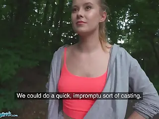 Public Agent corners runner Casey in her tight leggings, their outdoor bang turning the street into a hotspot of forbidden excitement. The rough texture of fabric against skin heightens the thrill, with distant city sounds fading into their heated breaths. They move with urgency, chasing a climax that leaves them both dazed.