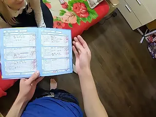 Wild tension builds as the cute redhead teen girl faces stern discipline from her stepbro, her cheeks flushing with a mix of fear and excitement that makes every whispered command electrifying