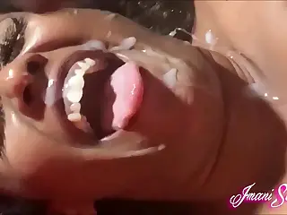 Imanisi Seduction's buss it cumshot compilation erupts in a sticky explosion, each shot landing with the force of a sudden storm