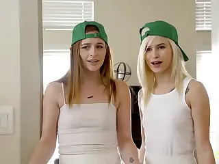 Two adorable teens dive right into a wild cock-sharing frenzy, their giggles mixing with the slick, warm glide of skin against skin that leaves you craving more. That intoxicating scent of excitement fills the air as they swap turns with playful abandon, building to a feverish peak where every moan echoes louder than the last. Suddenly, a soft whisper breaks the tension, sparking an even deeper, unrestrained rush of pleasure that keeps the energy soaring.